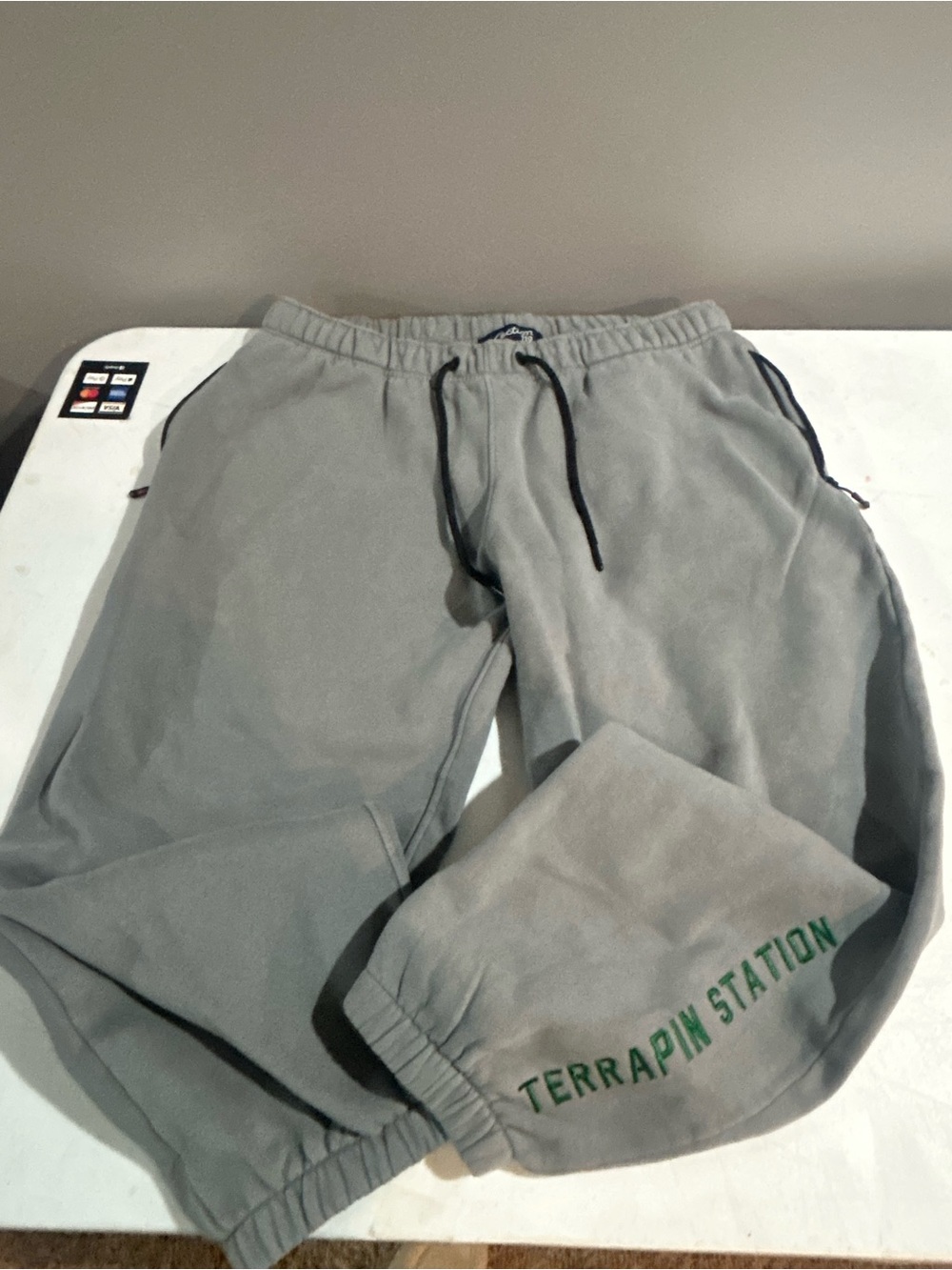 Terrapin Station Gray Men's Fleece Joggers. Grateful Dead